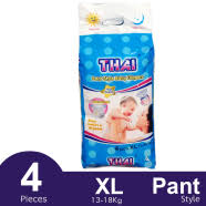 Thai Pant Style Diapers XL 4pcs